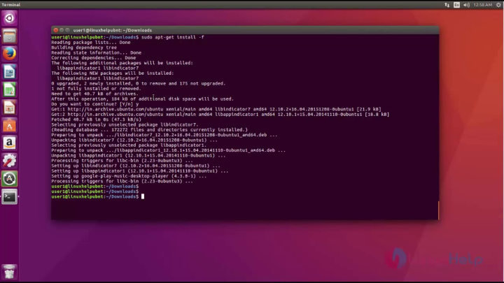 GPMDP ubuntu select operating system