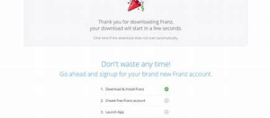 Install Franz on Linux DEB package