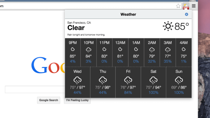 Openweather extension