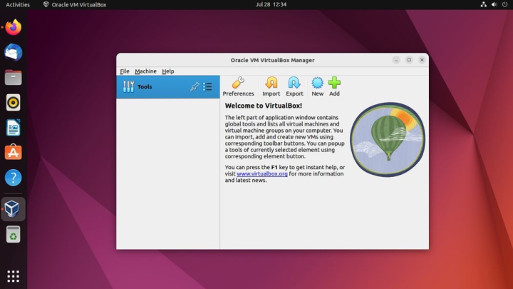 Virtualbox in software center ubuntu