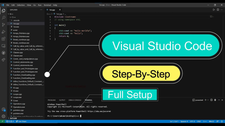 VS Code installation