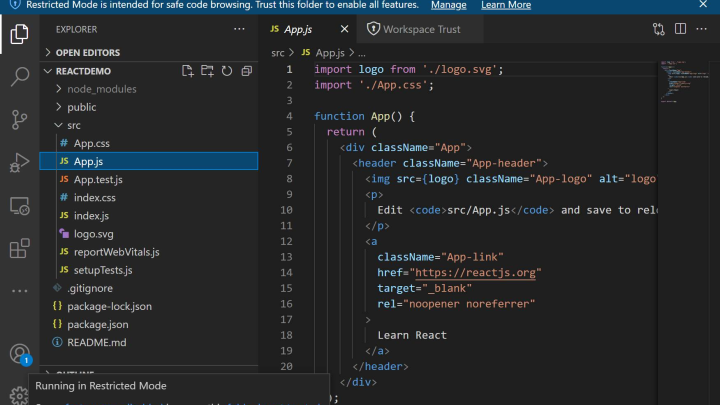 fedora visual studio code