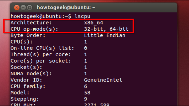 check 32 bit or 64 bit in linux