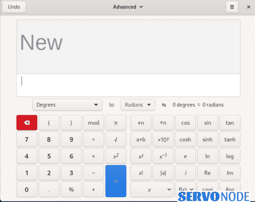 Calculator in Gnome 41