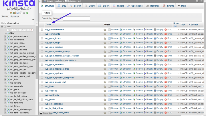 Mysql database in cPanel