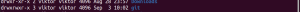 ls -l example