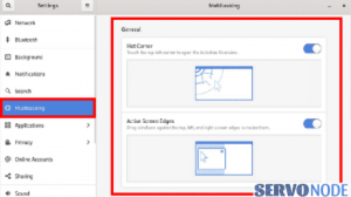 multitasking panel in gnome 41