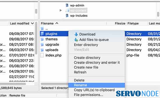 rename plugins directory