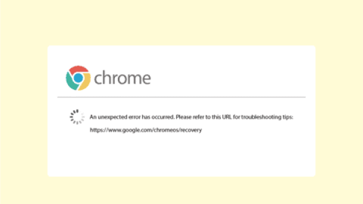 chromeos recovery error