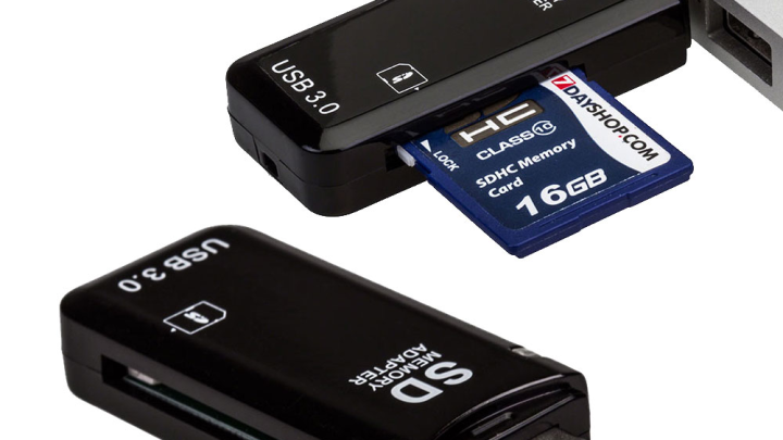 usb and sd card